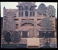 cut out wooden garden