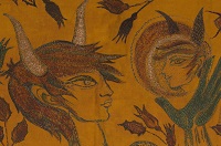 golden faun detail
