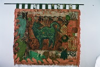 green cats patchwork